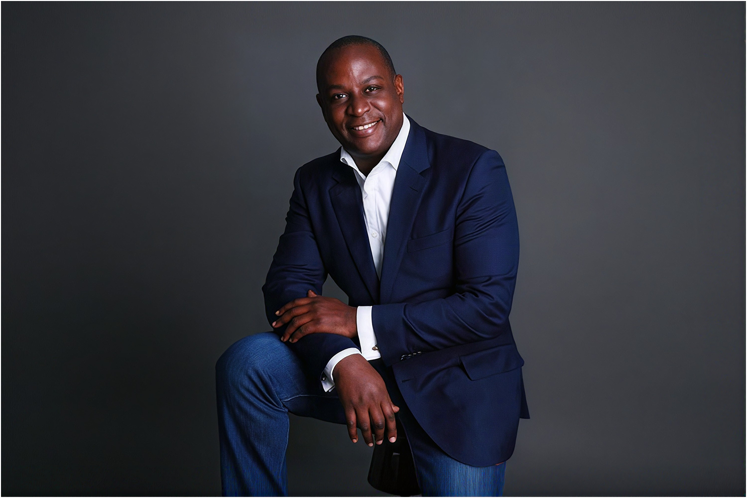 Executive portrait in a business suit