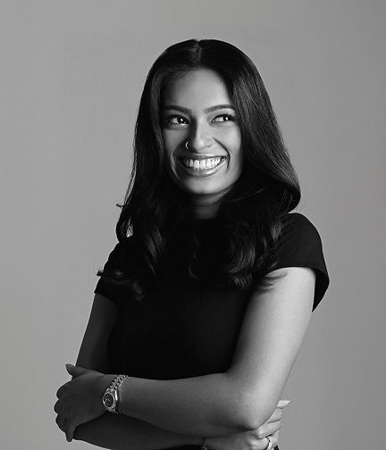 Classic monochrome-style professional portrait